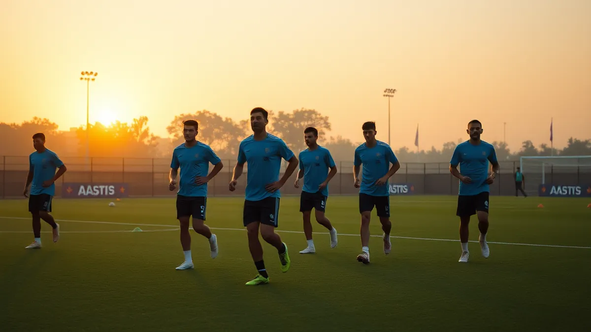 Spain national football team takes on Uruguay in World Cup 2026